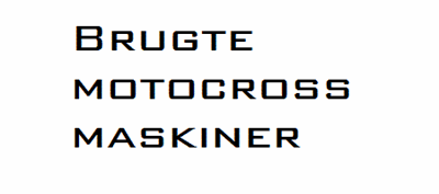 Brugte Maskiner